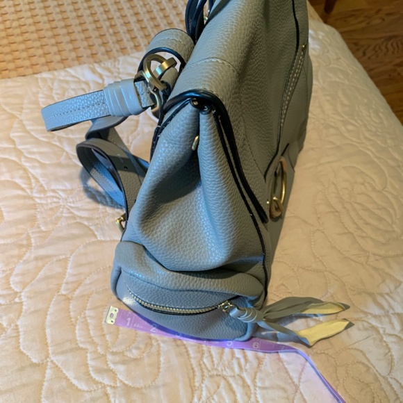 ZARA Italy 🇮🇹 Backpack Gray Fax leather - Picture 7 of 8